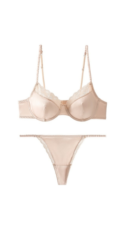 lenceria color nude satin annette